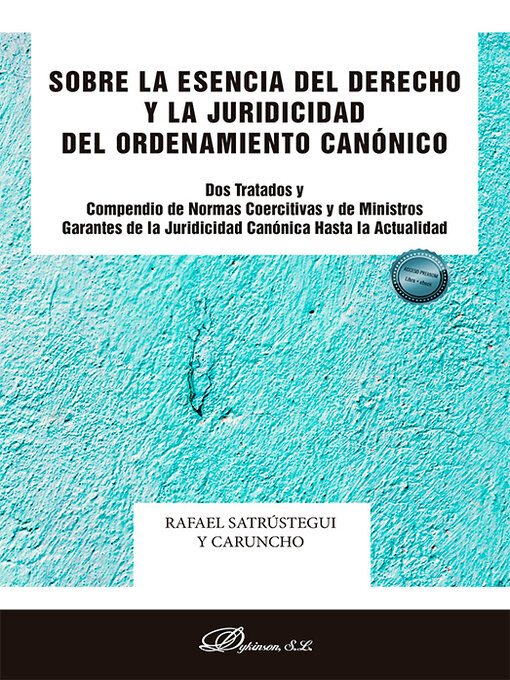 Cover image for Sobre la Esencia del Derecho y la Juridicidad del Ordenamiento Canónico